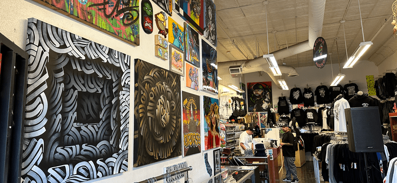 GCS Clothing Store and Art Gallery in Downtown Santa Ana