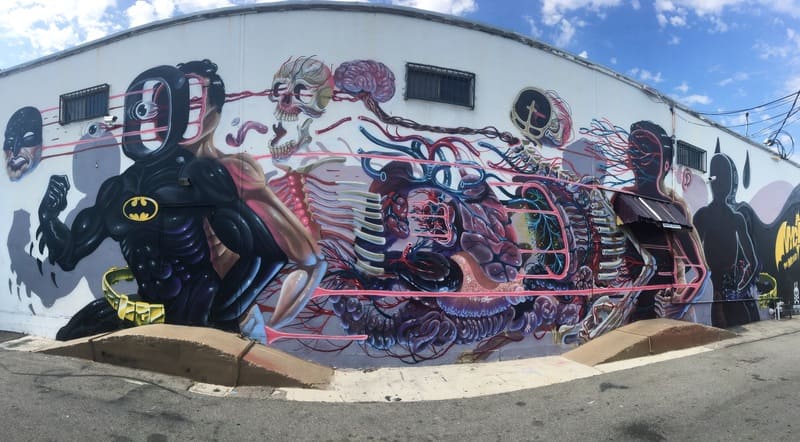 Nychos mural at Art Supply Warehouse