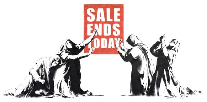 Banksy fine art - Sale Ends Today